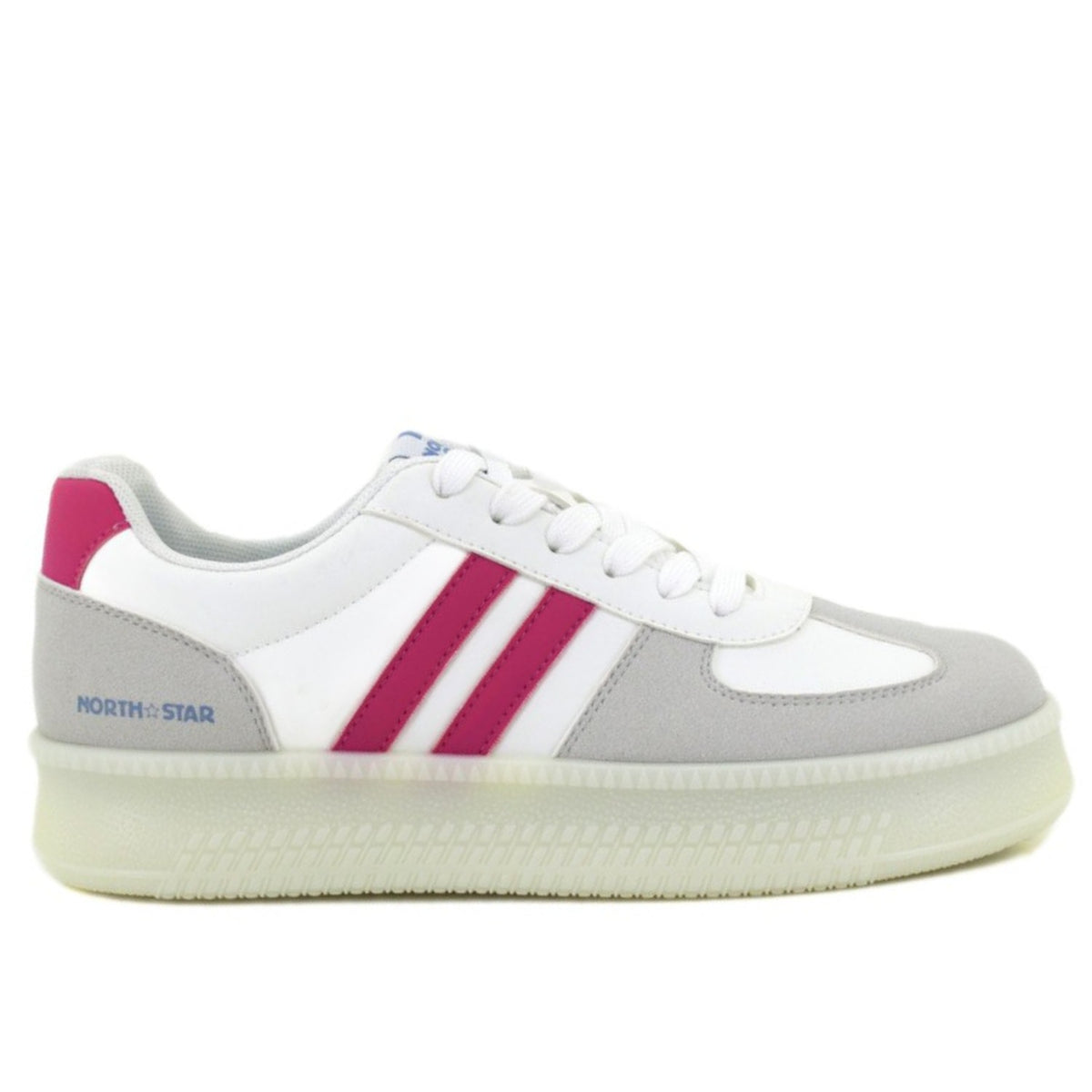 Northstar Kyer White Fuchsia Sneakers – view 1