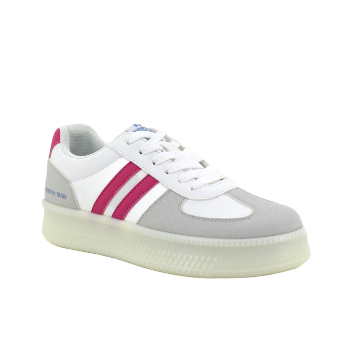 Northstar Kyer White Fuchsia Sneakers – view 2