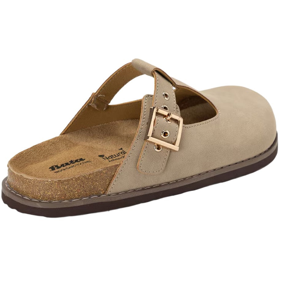 Beige T-Bar Cork Slides