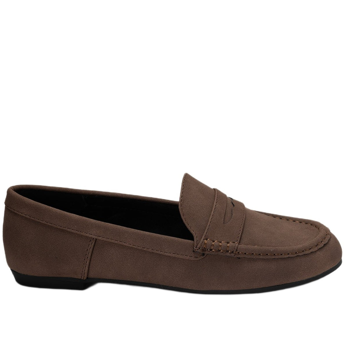 Virginia Brown Suede Loafers – view 1