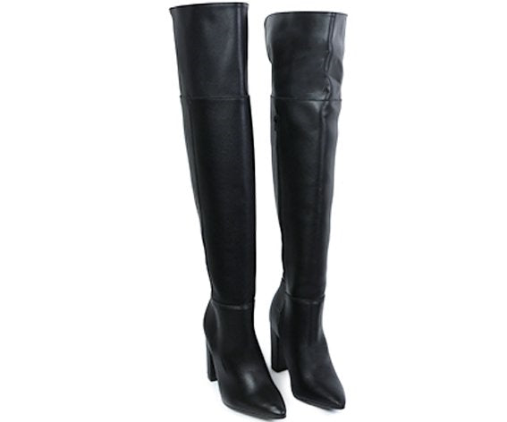 br black over the knee boots