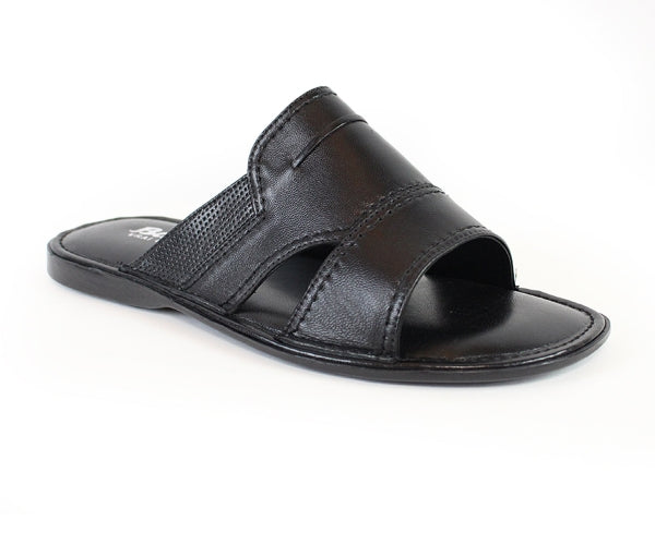 premium leather slides