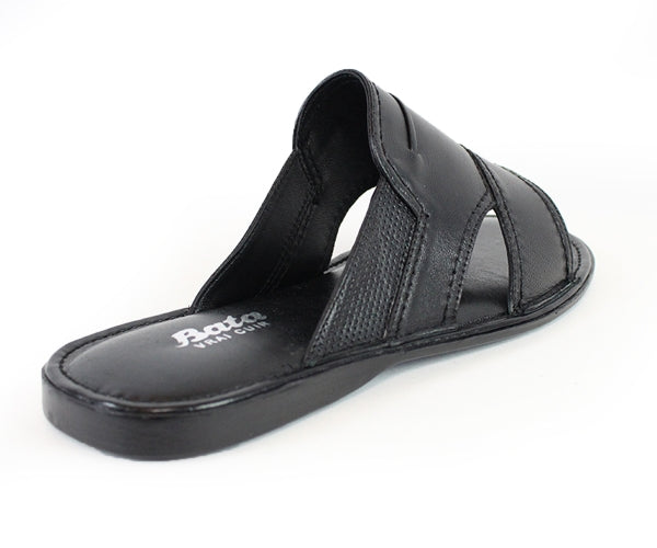 premium leather slides