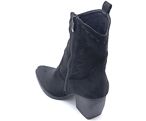 black suede texas boot