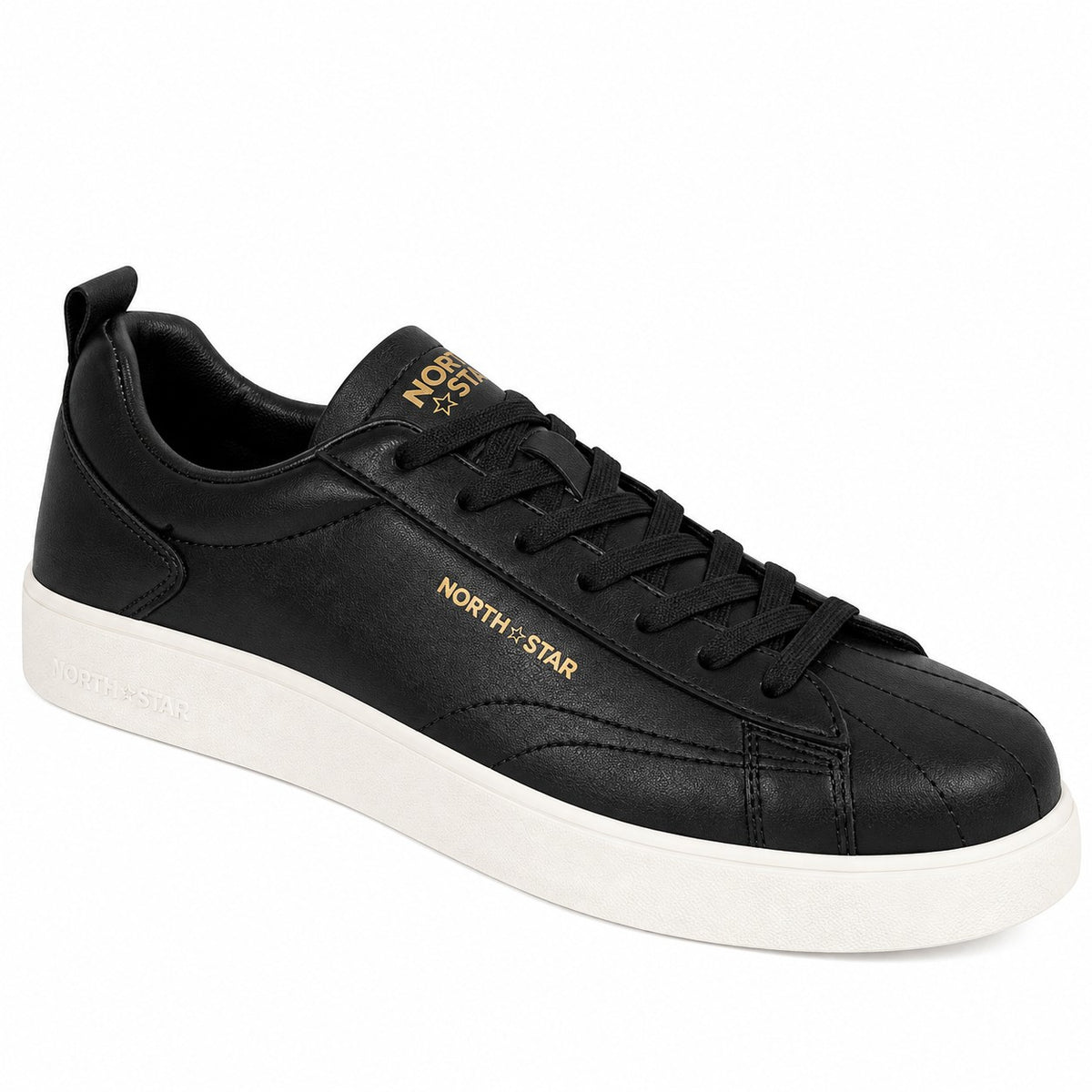 Northstar Court 76 Black Gold Sneakers – view 2