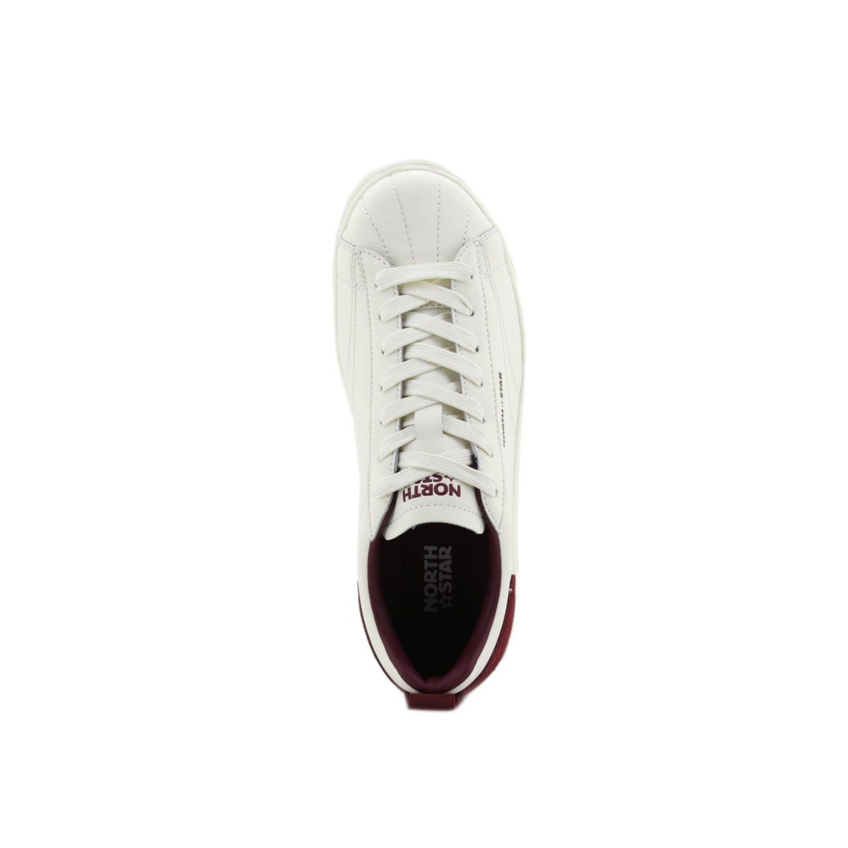 Northstar Court 76 Beige Red Sneakers – view 5