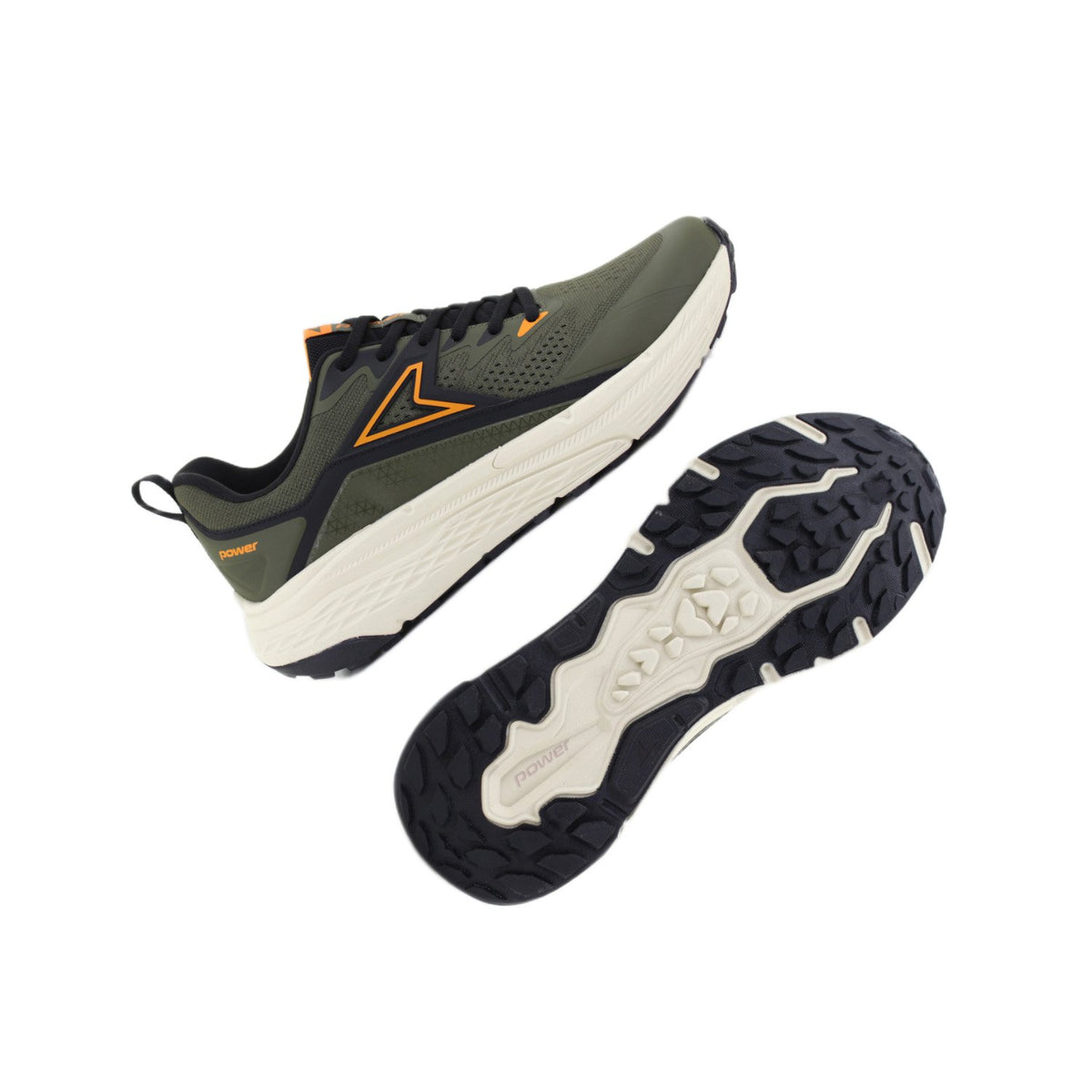 Power Liberty 300 Olive Green & Orange Runners – view 7
