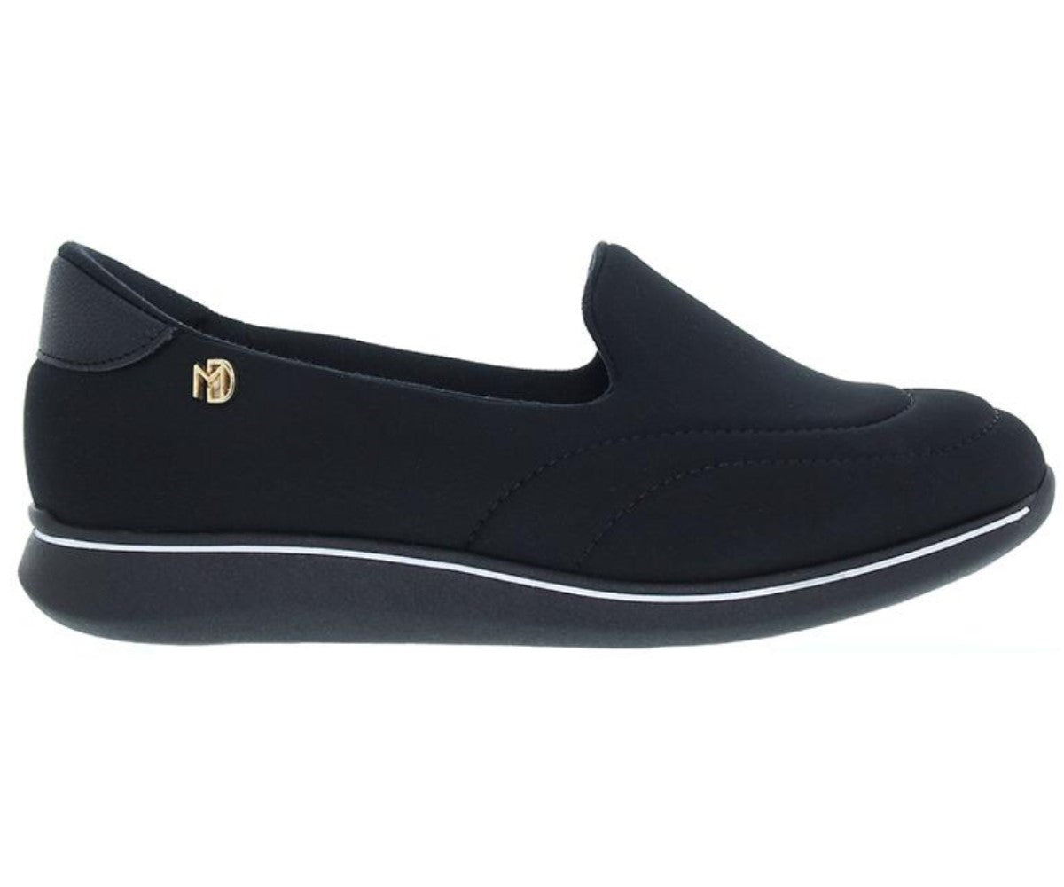 br comfy all black lycra loafer
