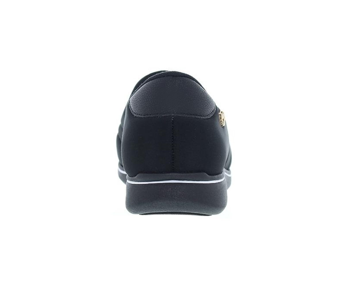 br comfy all black lycra loafer