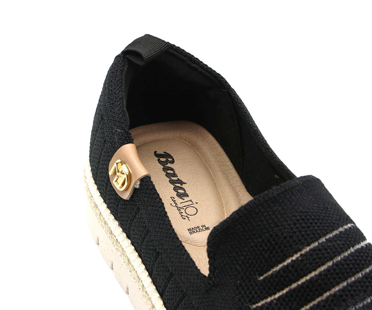 br ultracomfy blk knit espadrille
