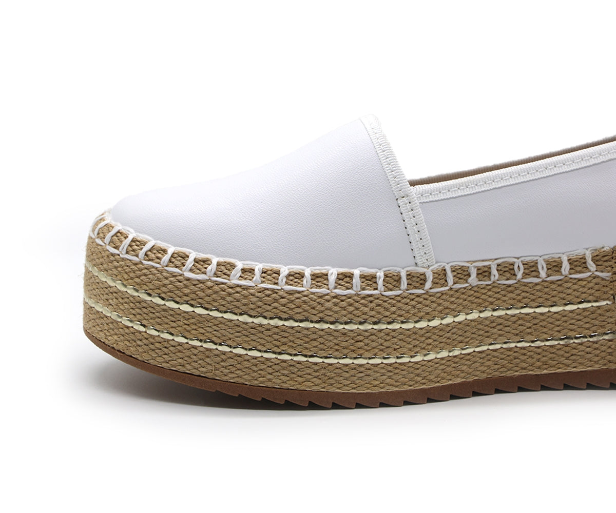 br flatform white espadrilles