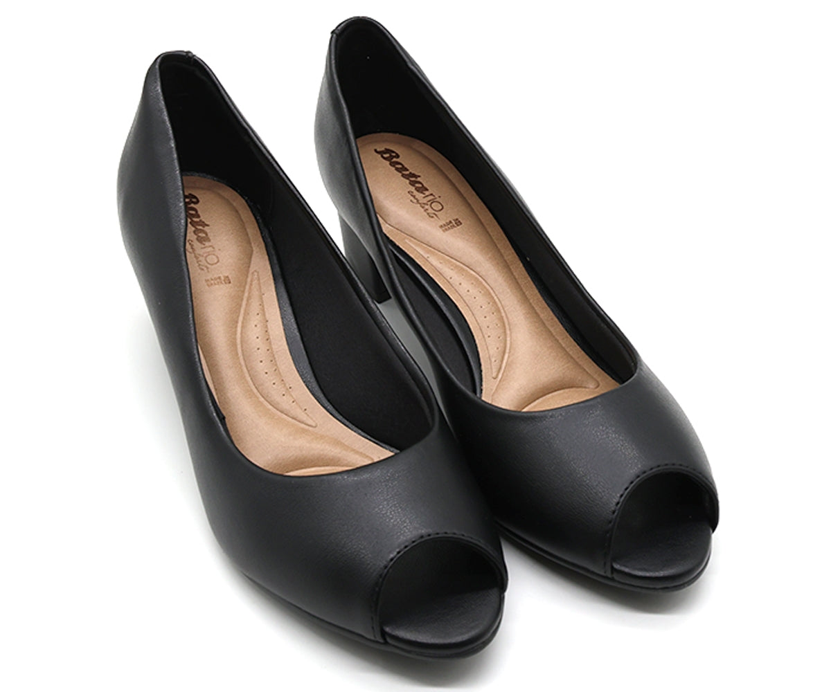 br black peep-toes