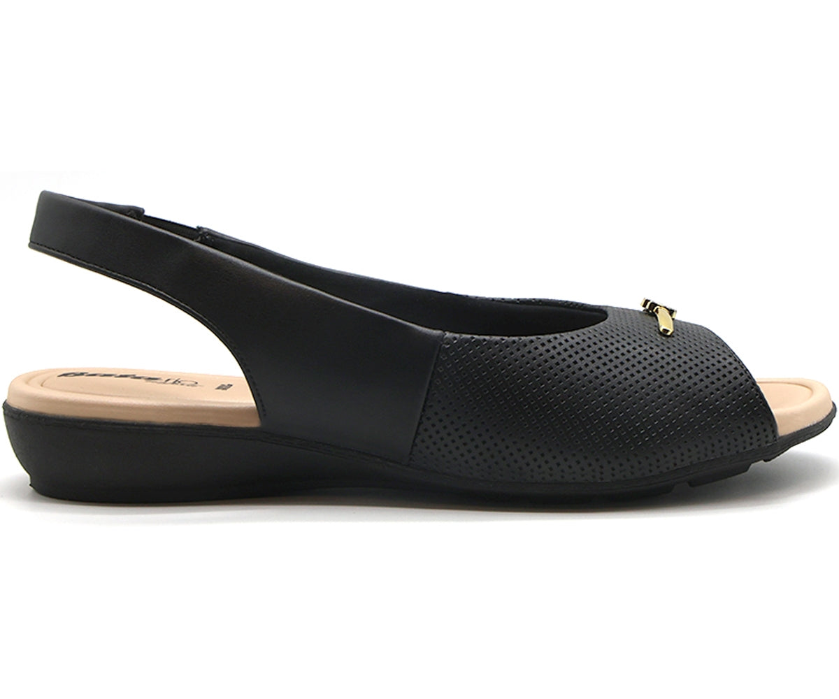 br slingback black sandal
