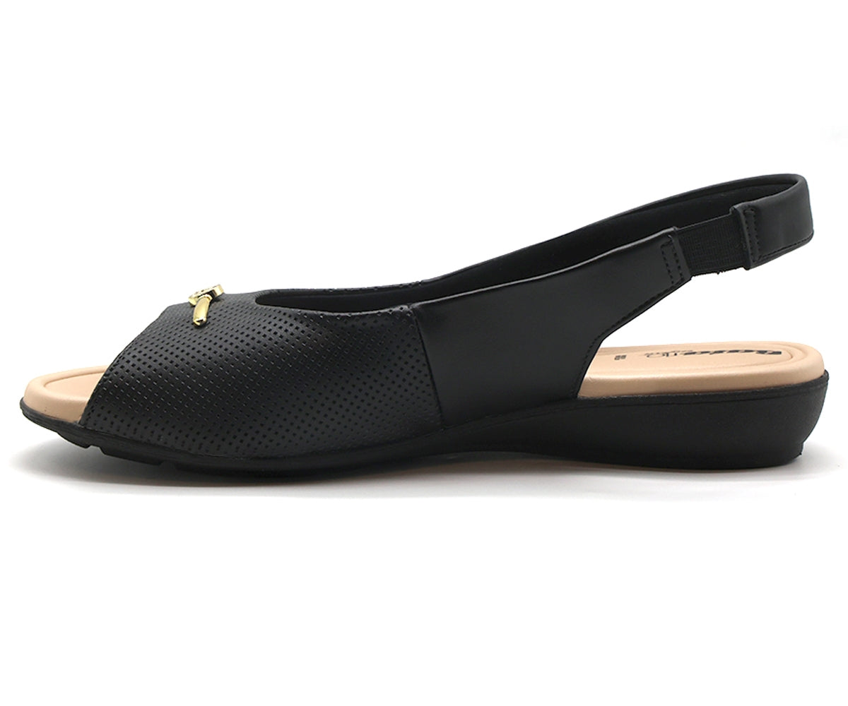 br slingback black sandal