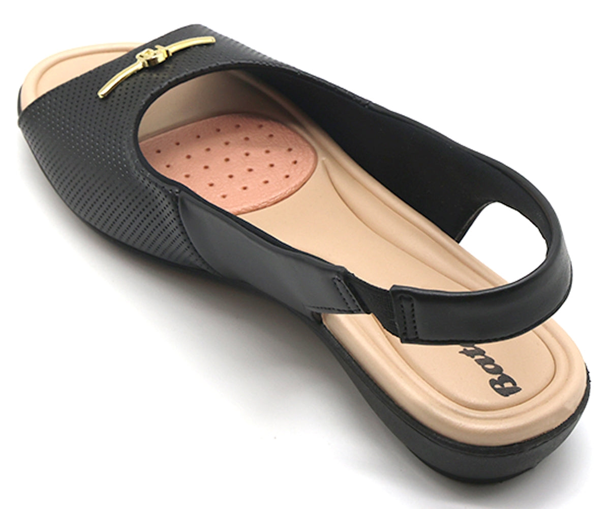 br slingback black sandal