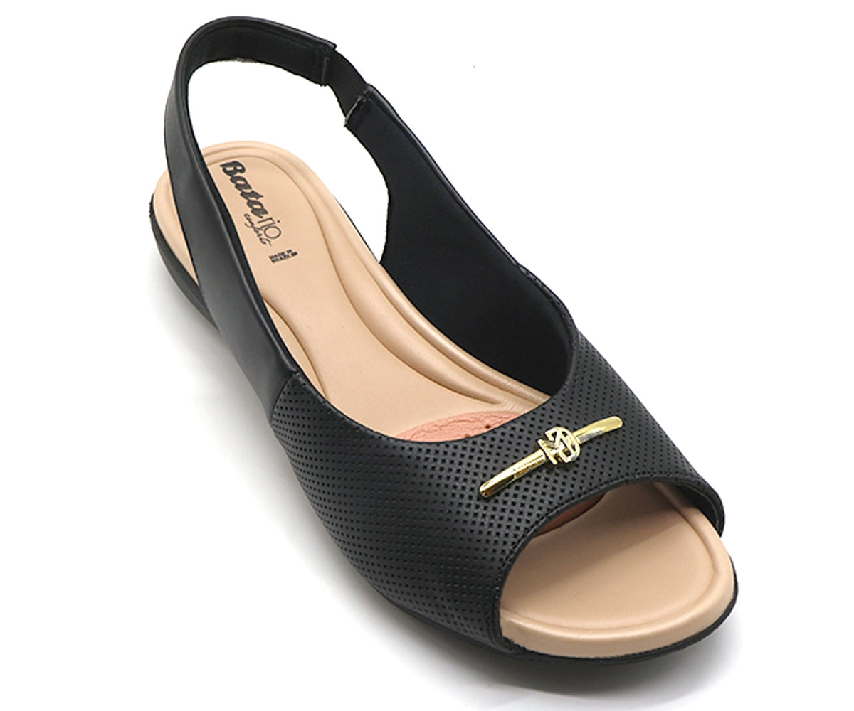 br slingback black sandal