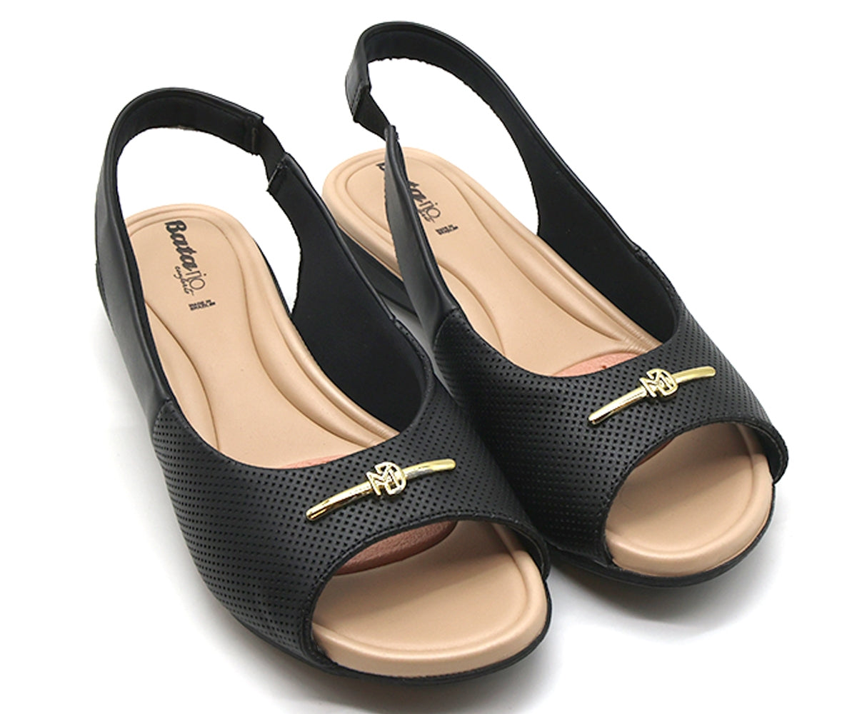 br slingback black sandal