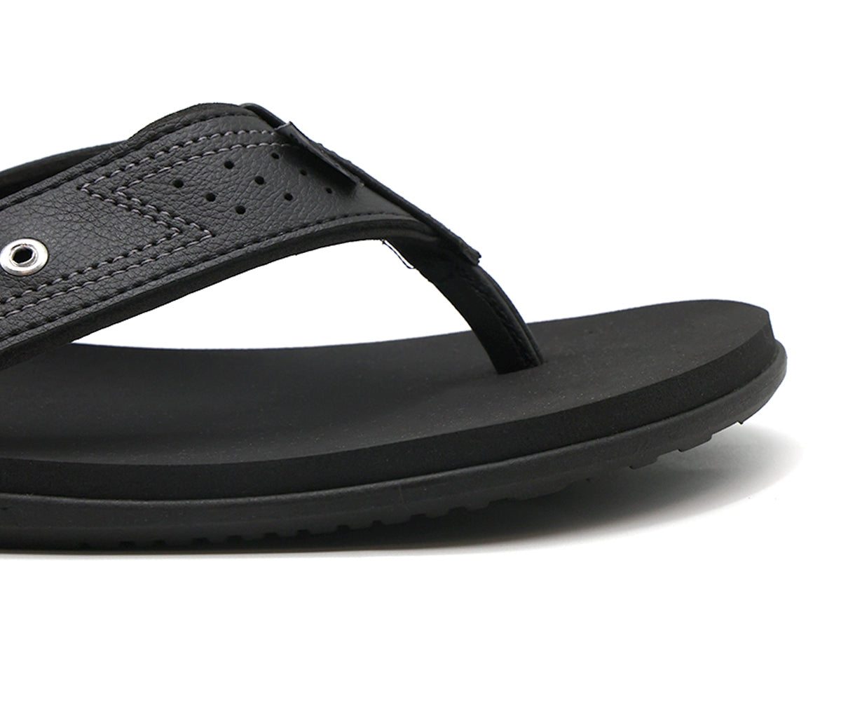 br sport all black flip flop