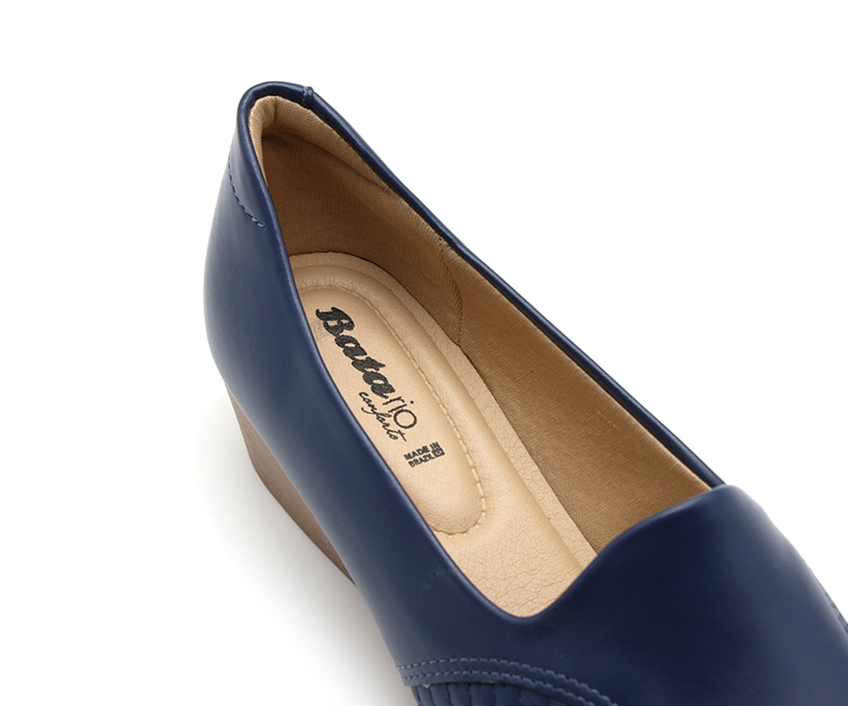 br navy wedge w/ bunion support