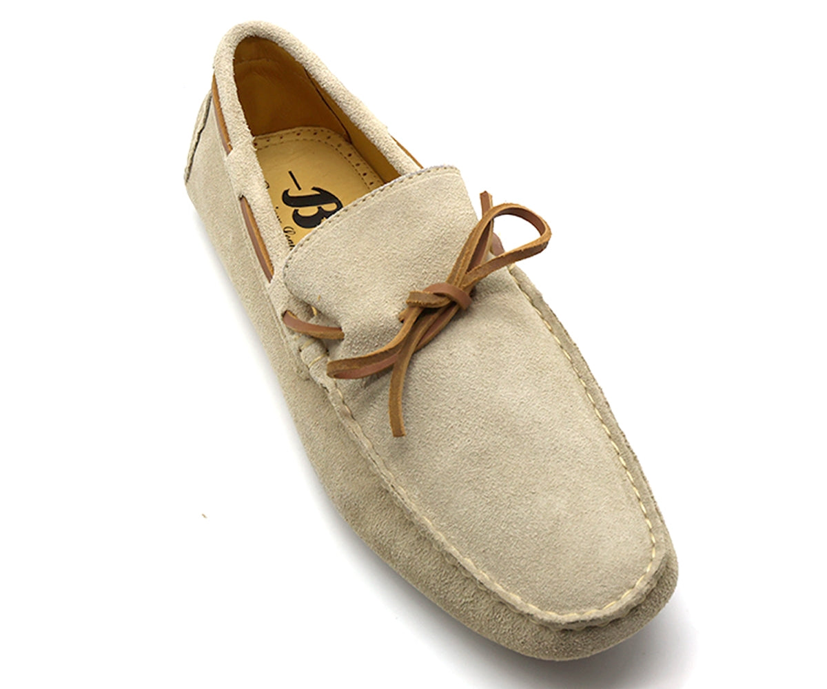 b premium beige moccasins