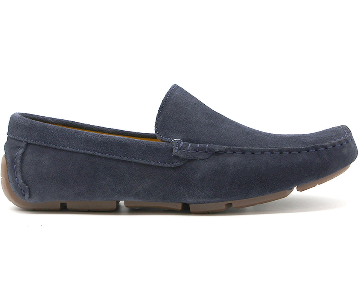 b premium navy moccasins