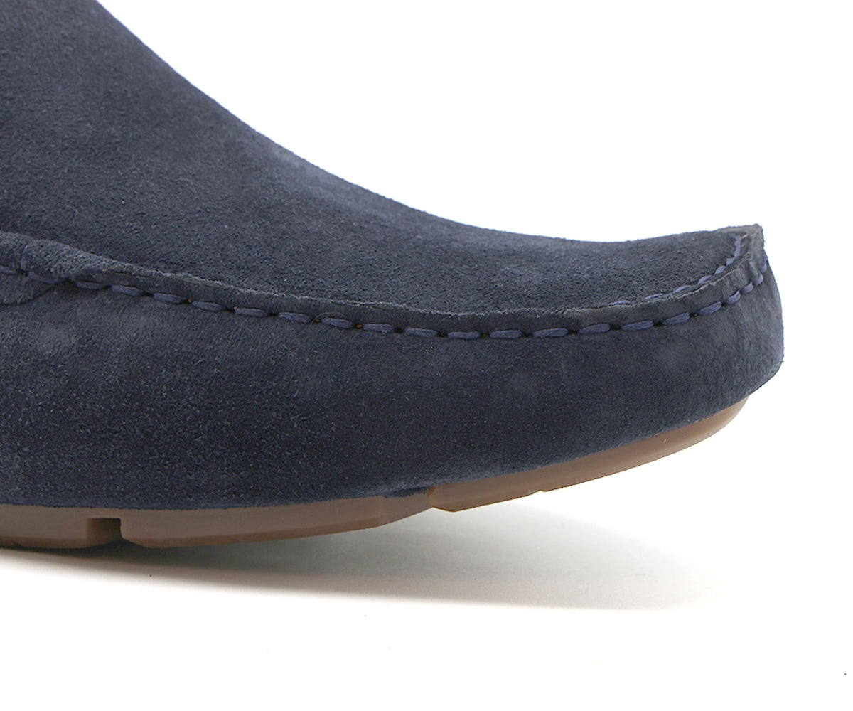 b premium navy moccasins