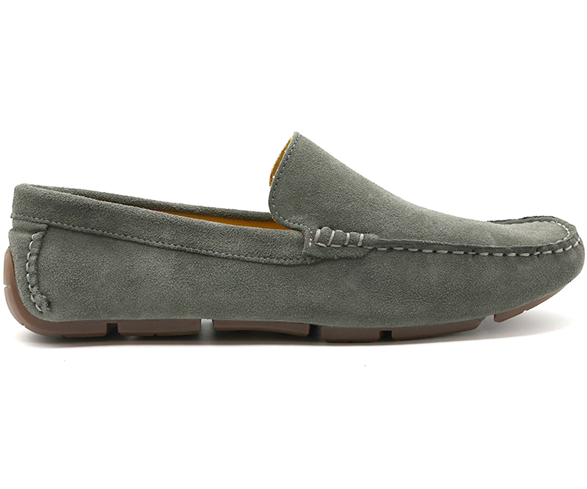 b premium grey moccasins