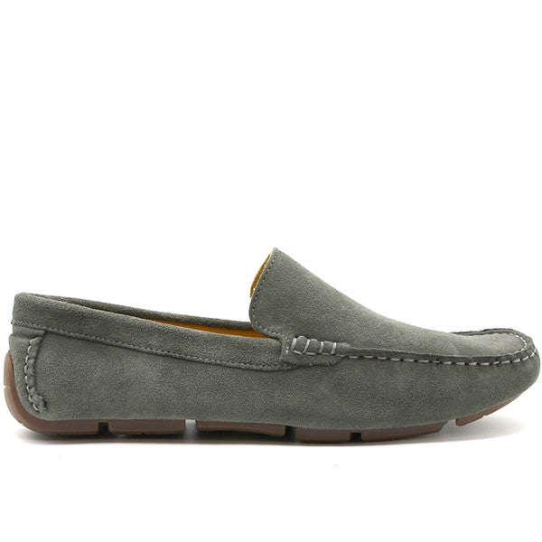 b premium grey moccasins
