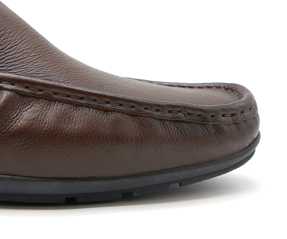 b premium brown moccasins