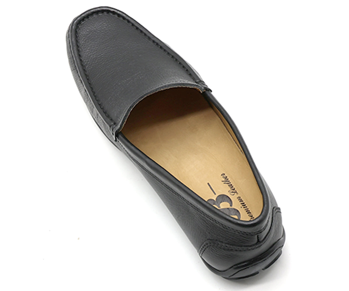 b premium black moccasins