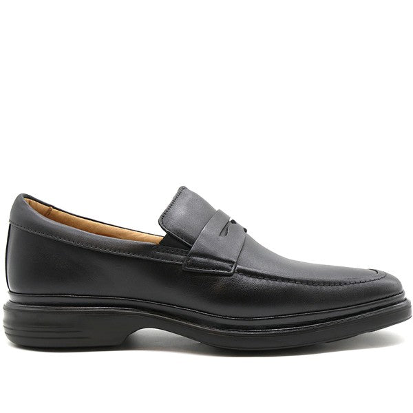 B Premium Black Penny Loafer