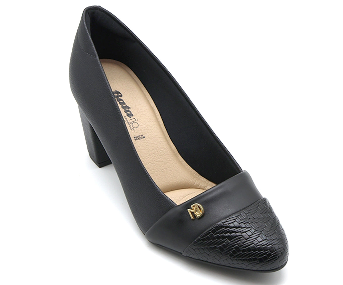 br comfy black layered pumps