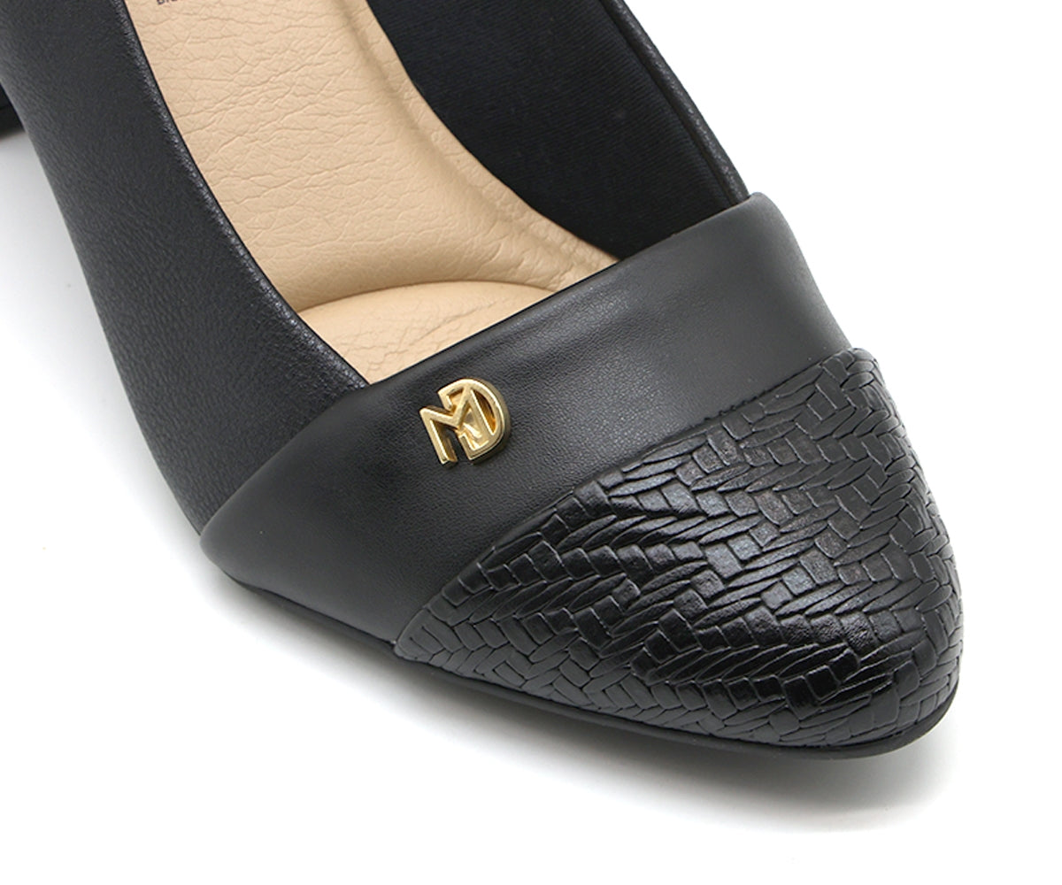 br comfy black layered pumps