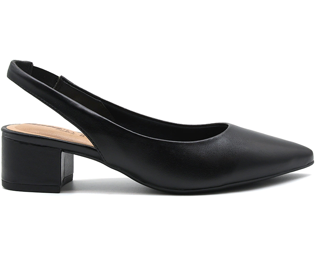 br classic low black slingback stilletos