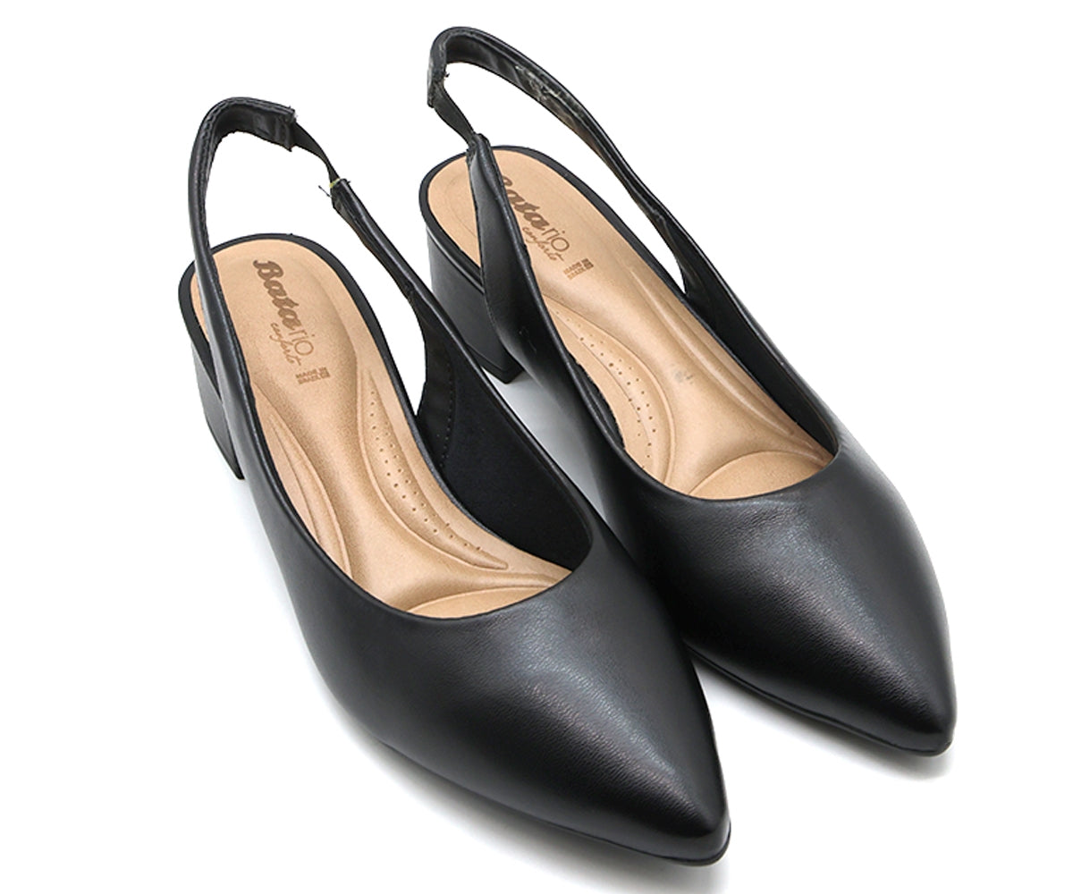br classic low black slingback stilletos