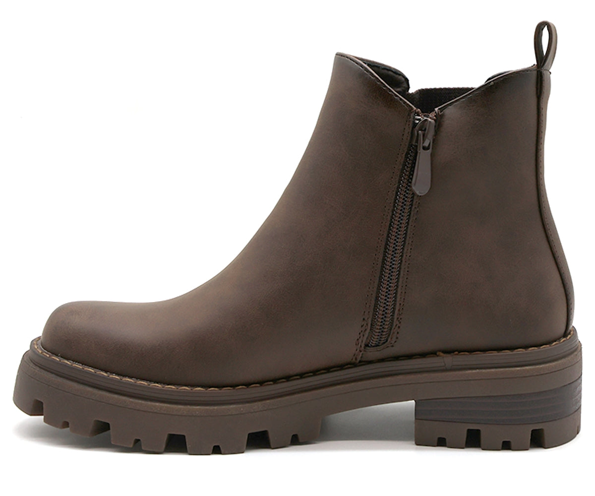 brown chelsea boot