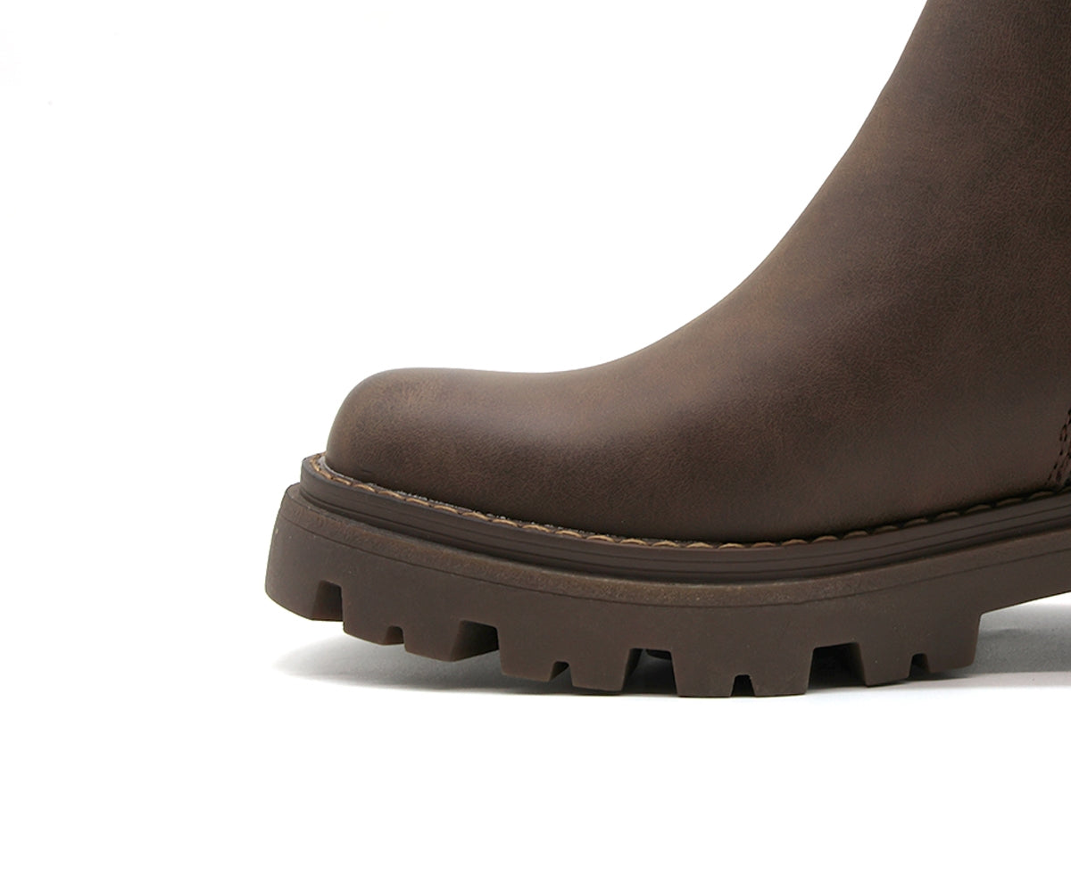 brown chelsea boot