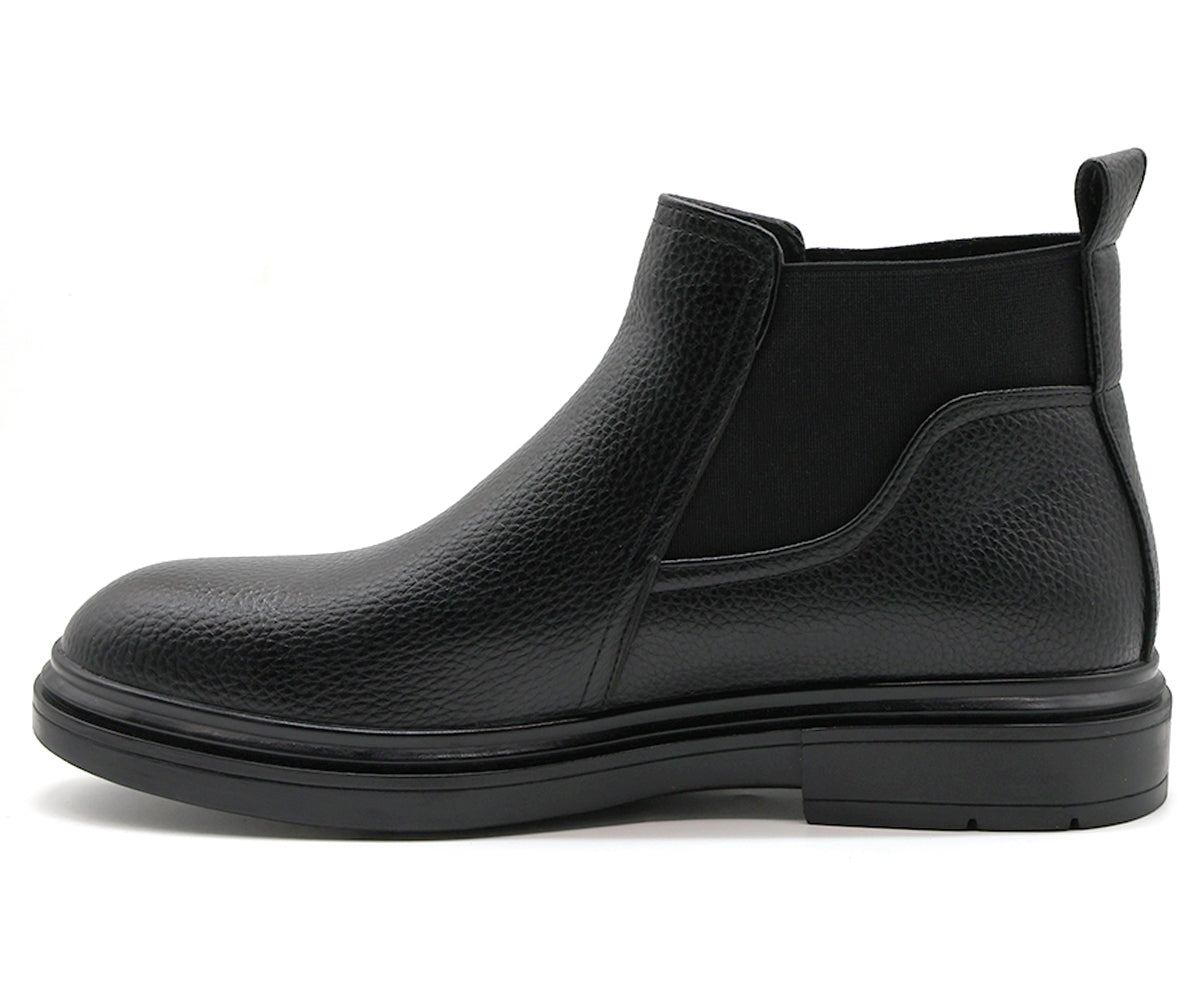 easy-on black derby boot