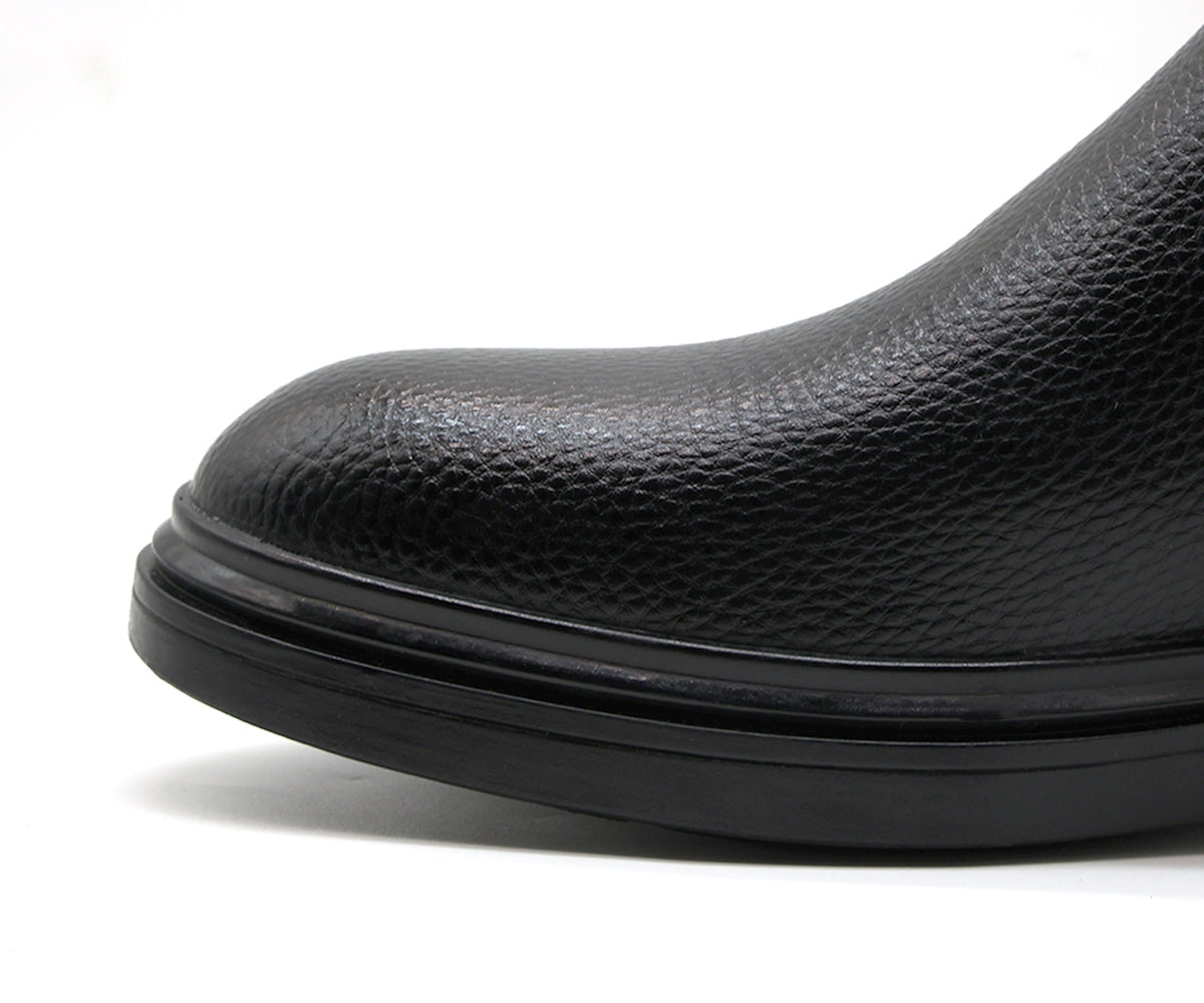 easy-on black derby boot