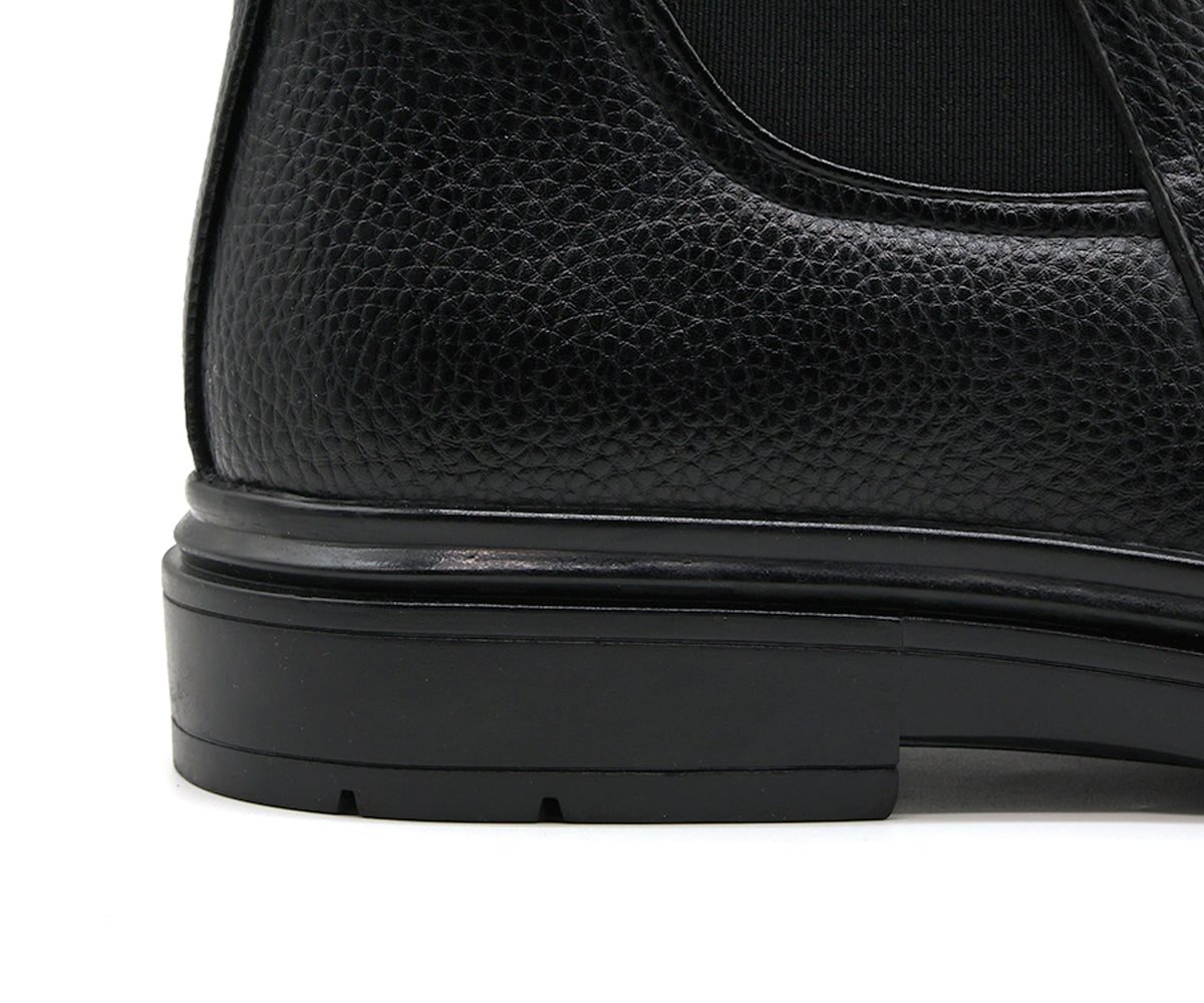 easy-on black derby boot
