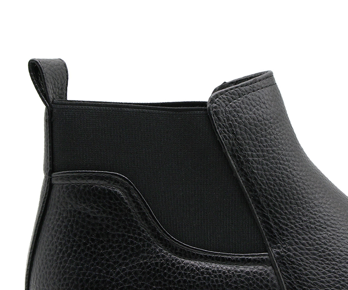 easy-on black derby boot