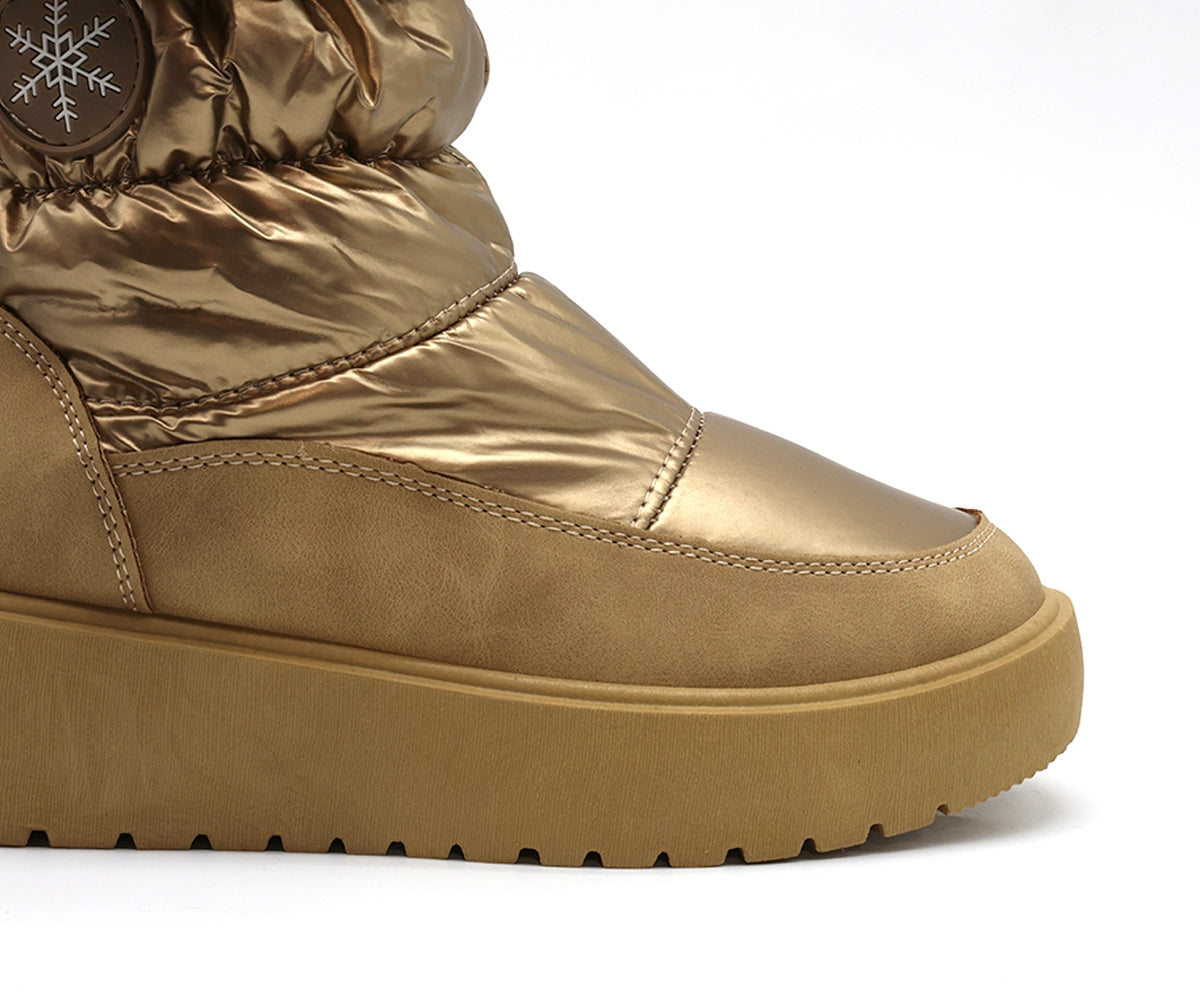 gold nylon boot