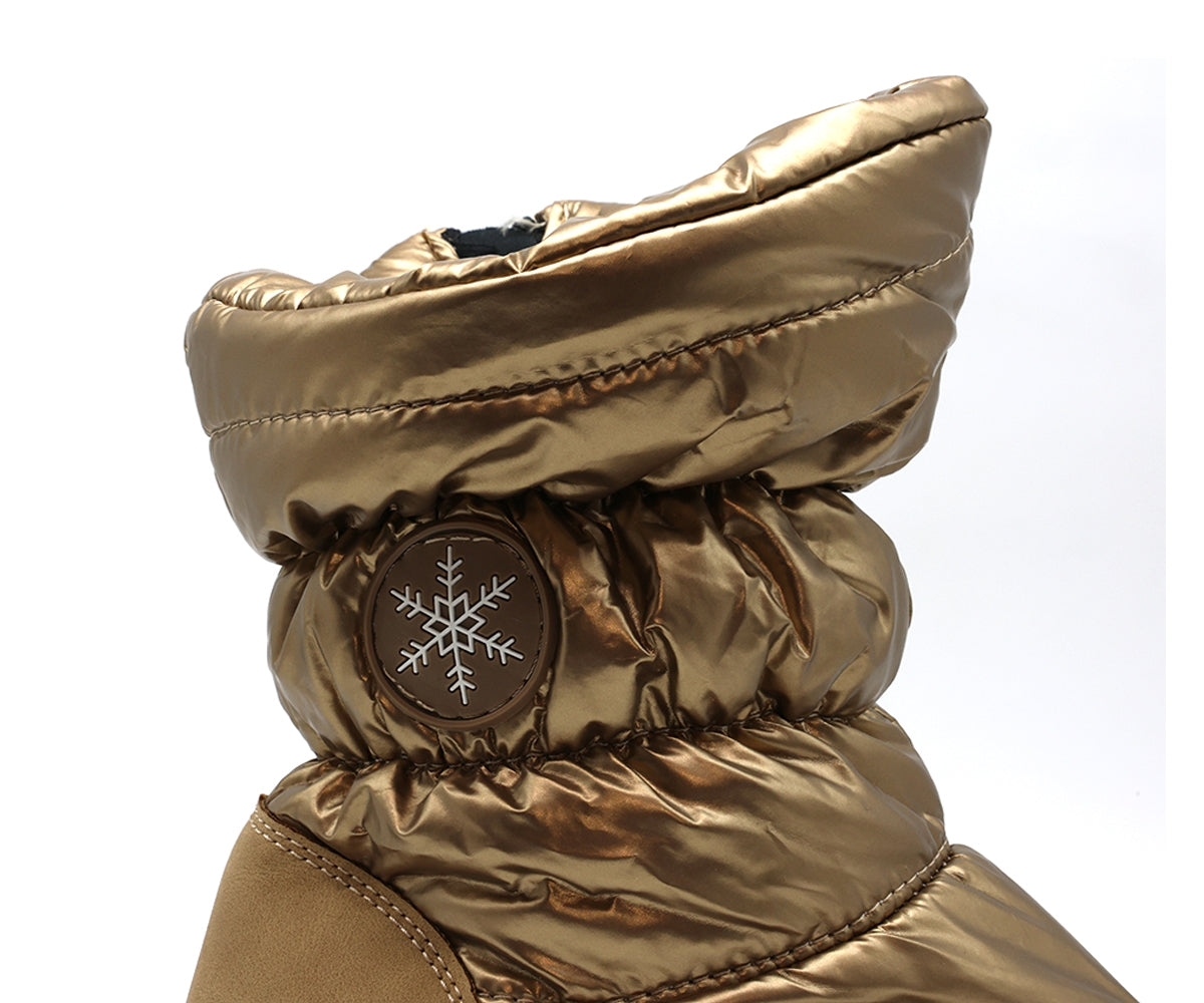 gold nylon boot