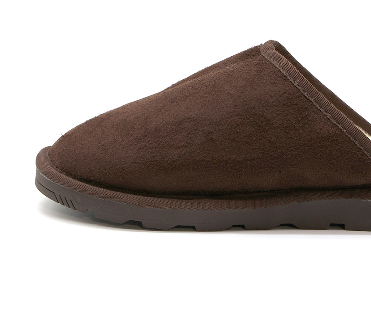 wooly brown slipper