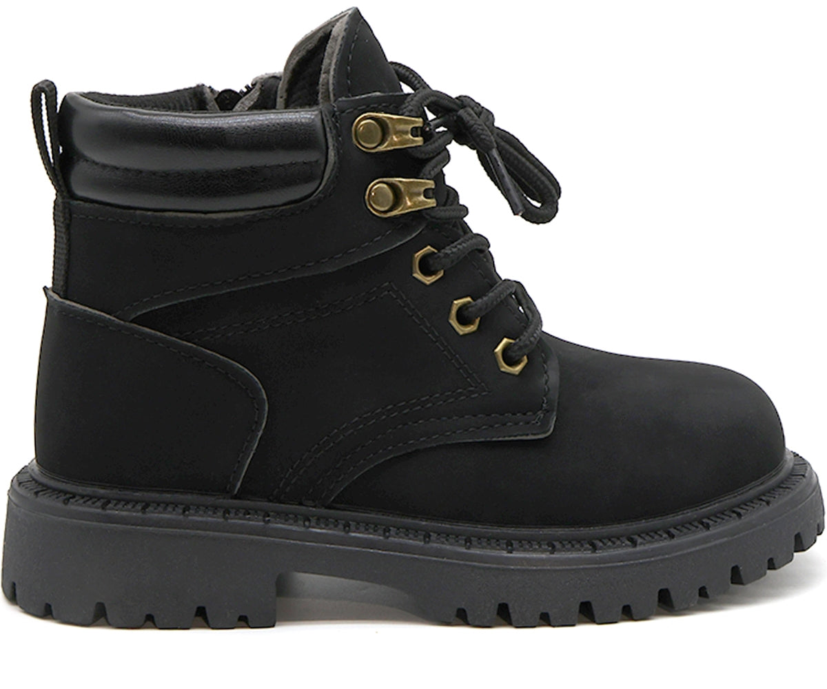 black nubuck ranger boots
