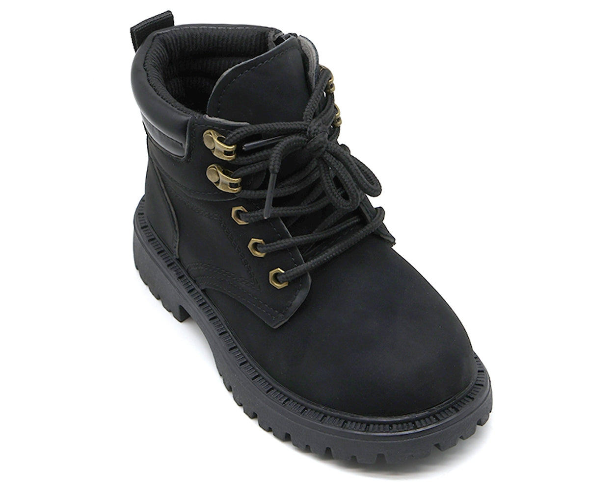 black nubuck ranger boots