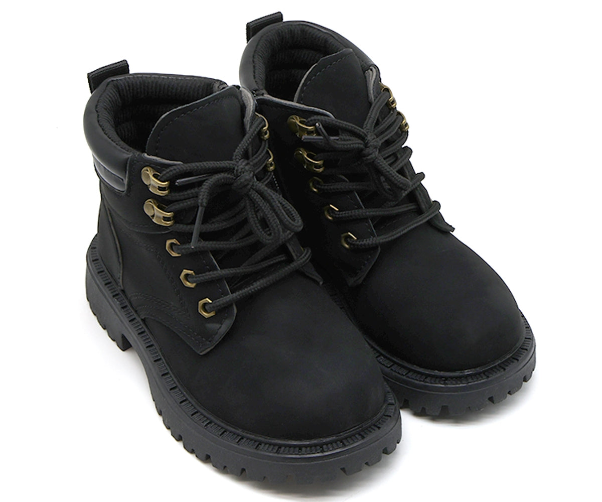 black nubuck ranger boots