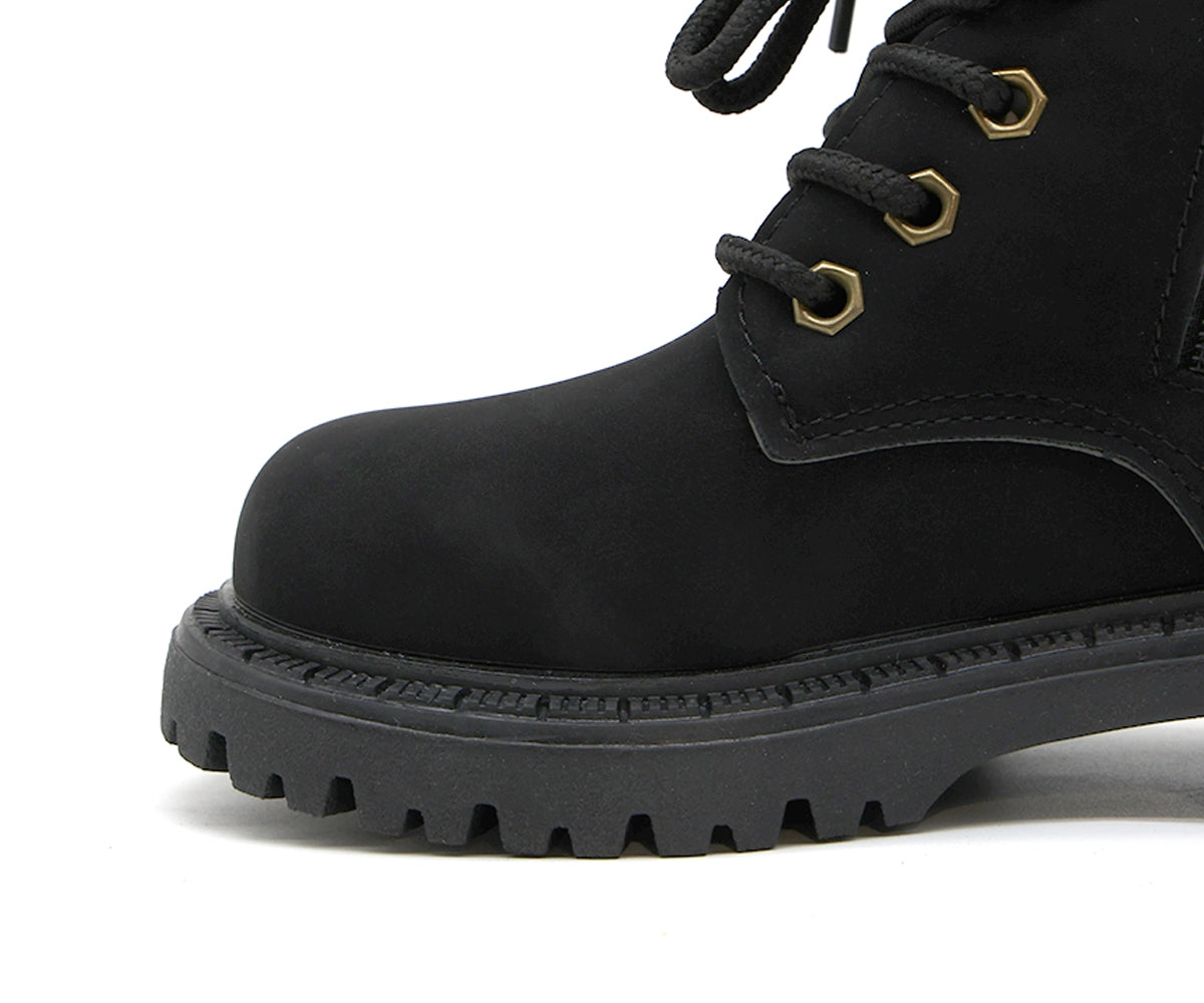 black nubuck ranger boots