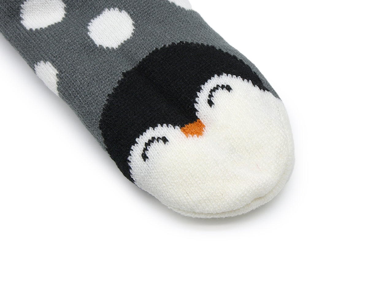 cozy penguin socks