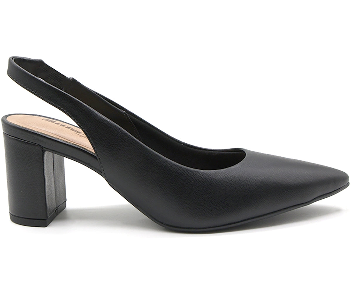 br classic block heel black slingback stilletos